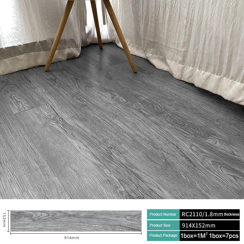 Grey Floor Planks Tiles Self Adhesive Wood Effect Vinyl Flooring