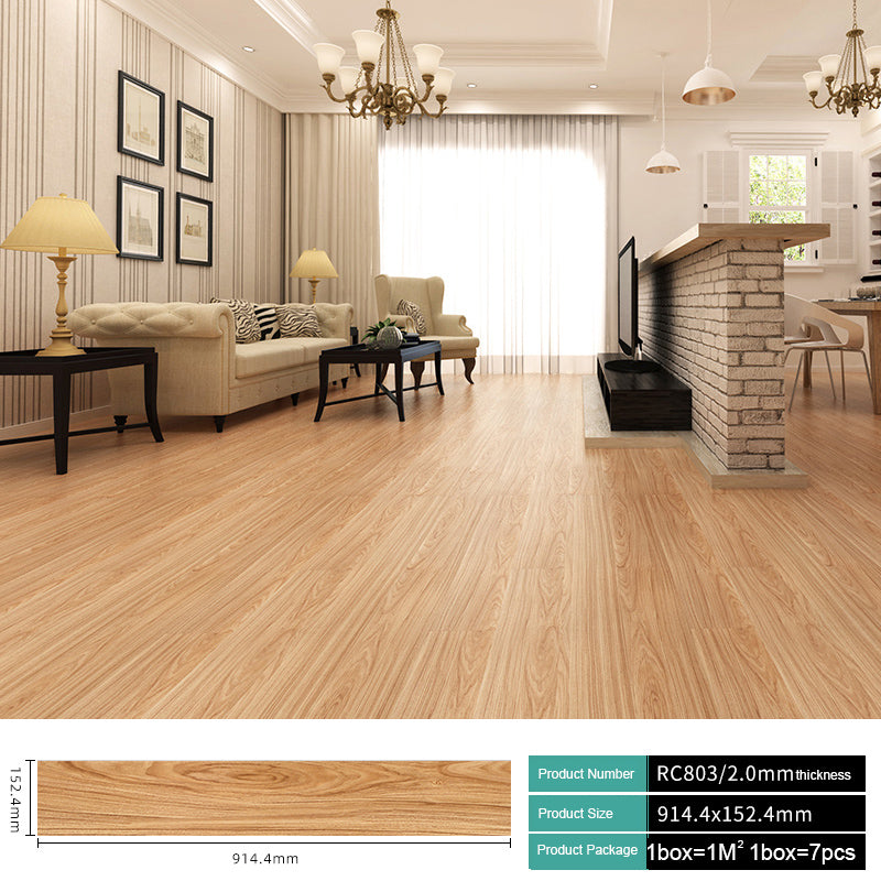 2.00MM Wood Luxury Vinyl Flooring Plank Sheet